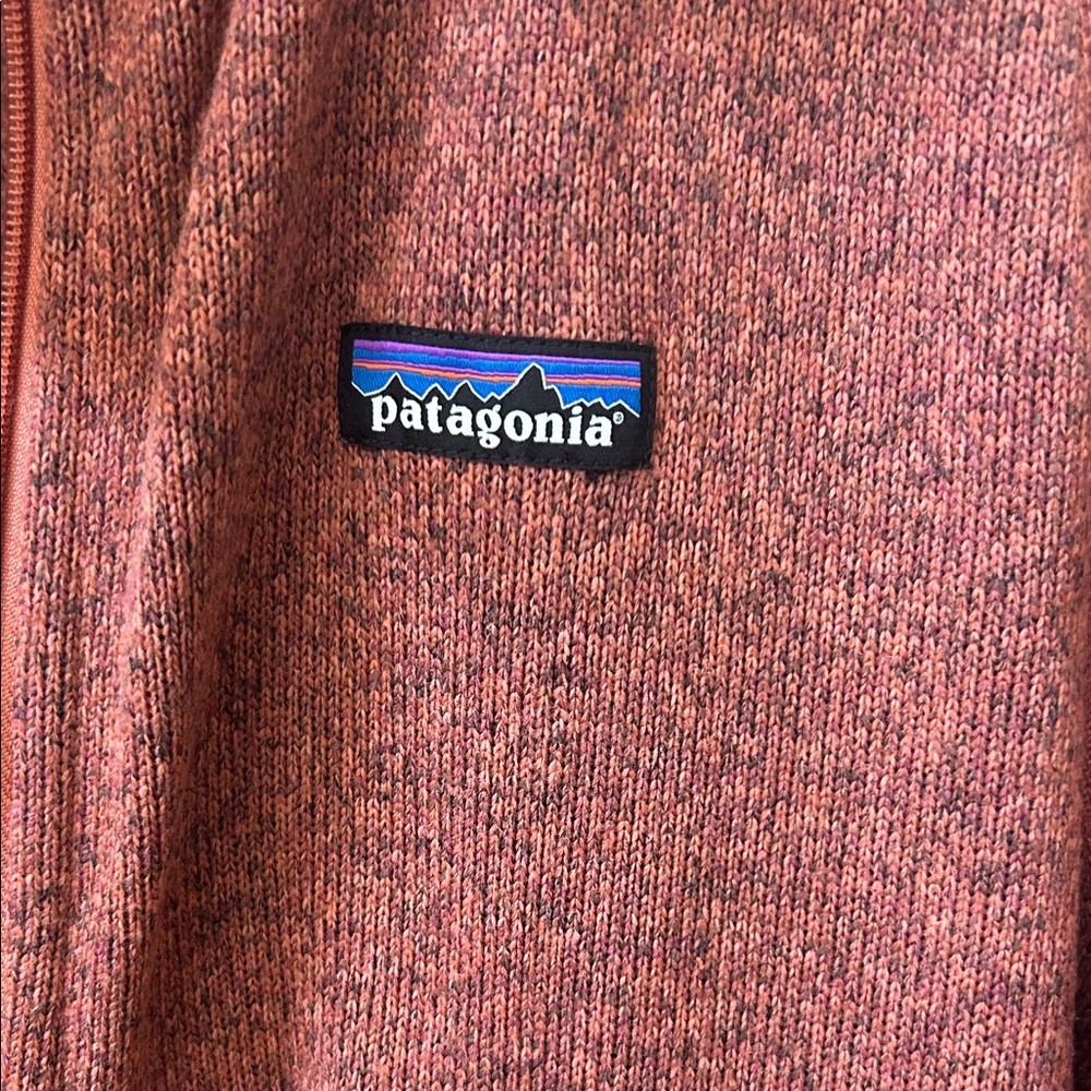 Patagonia Women’s Zip-Up Sweater Jacket - Rust - Picture 4 of 4
